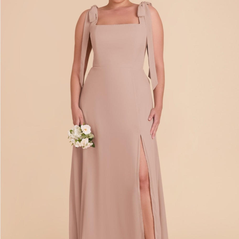 Birdy Grey Tan Maxi Dress with Slit